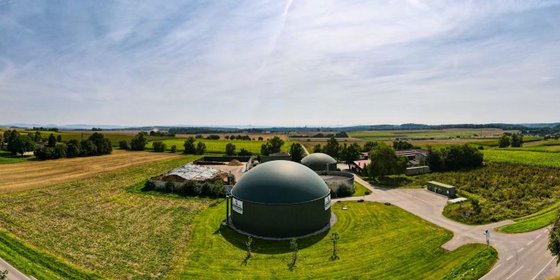 Biogasanlage in Eutingen, © Plattform EE BW / A. Jung