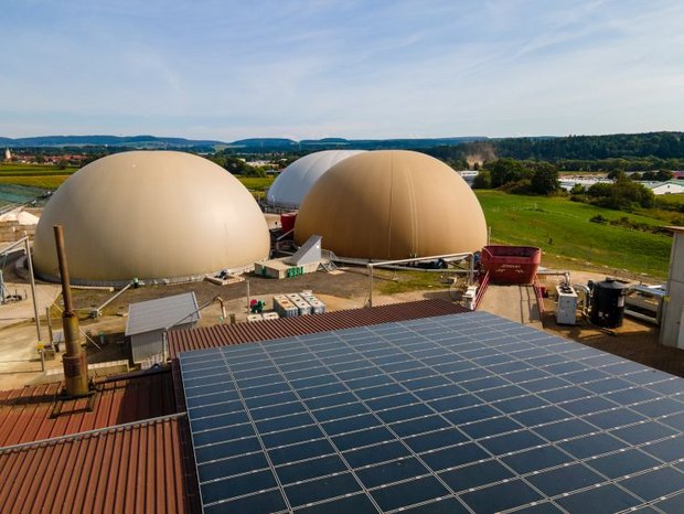 Biogas- und PV-Anlagen in Bräunlingen, © Plattform EE BW / A.Jung 