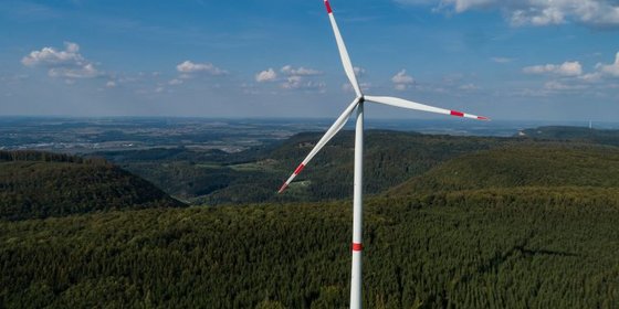 Windkraftanlage in Lauterstein © wpd onshore GmbH