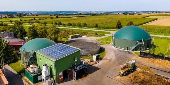 Biogas-Anlage in Eutingen, © Plattform EE BW / A.Jung