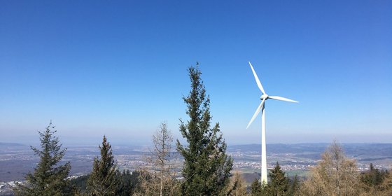 Windenergieanlage in Baden-Württemberg, © Plattform EE BW