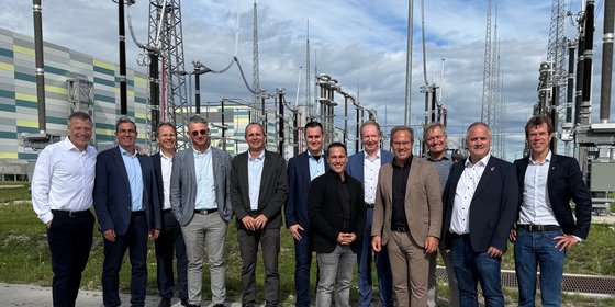 Besichtigung des Ultranet-Konverters der Transnet BW  in Philippsburg