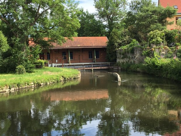 Foto: Wasserkraftwerk Sägmühle in Bietigheim Bissingen, © D. Heilig