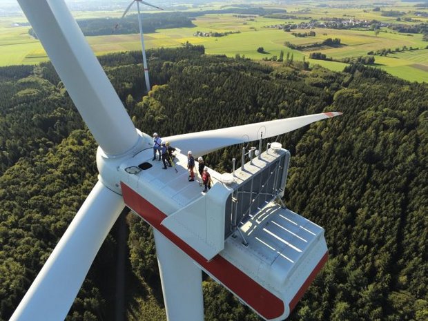 Windenergieanlage bei Bad Saulgau, © Plattform EE BW / Kuhnle & Knödler
