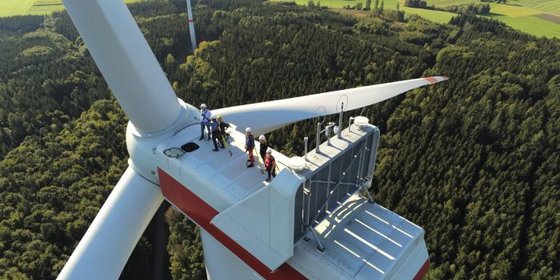 Windenergieanlage bei Bad Saulgau, © Plattform EE BW / Kuhnle & Knödler