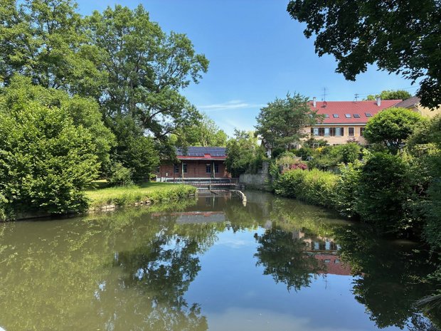 Die Wasserkraftanlage Sägemühle in Bietigheim Bissingen © Plattform EE BW / Dr. Stefanie Hähnlein