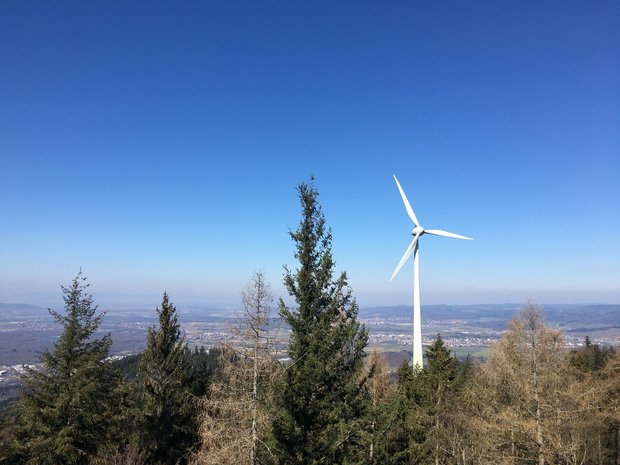 Windenergieanlage in Baden-Württemberg, © Plattform EE BW 